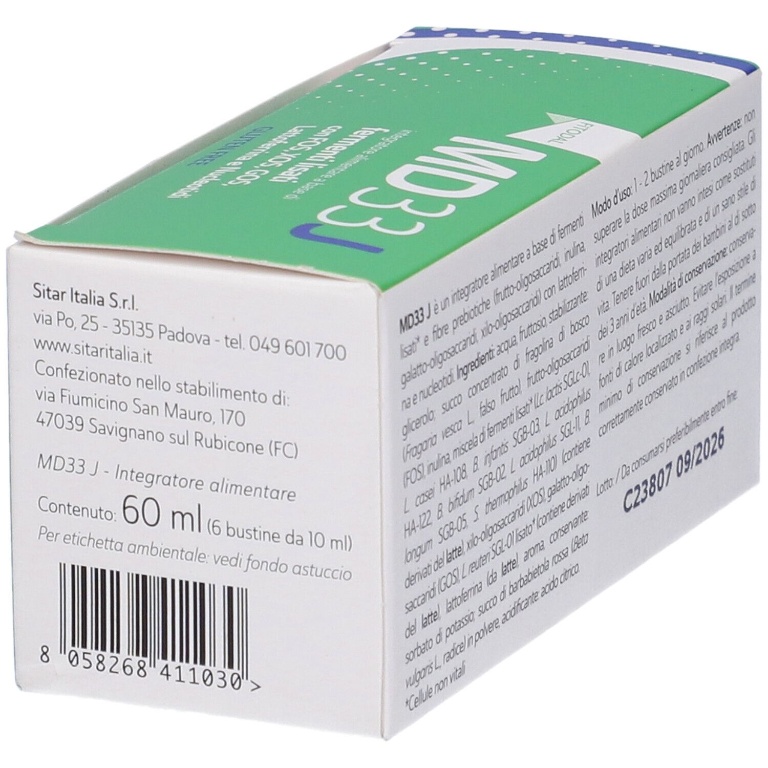Md33 Junior 6 Bustine Da 10 Ml Fitodal