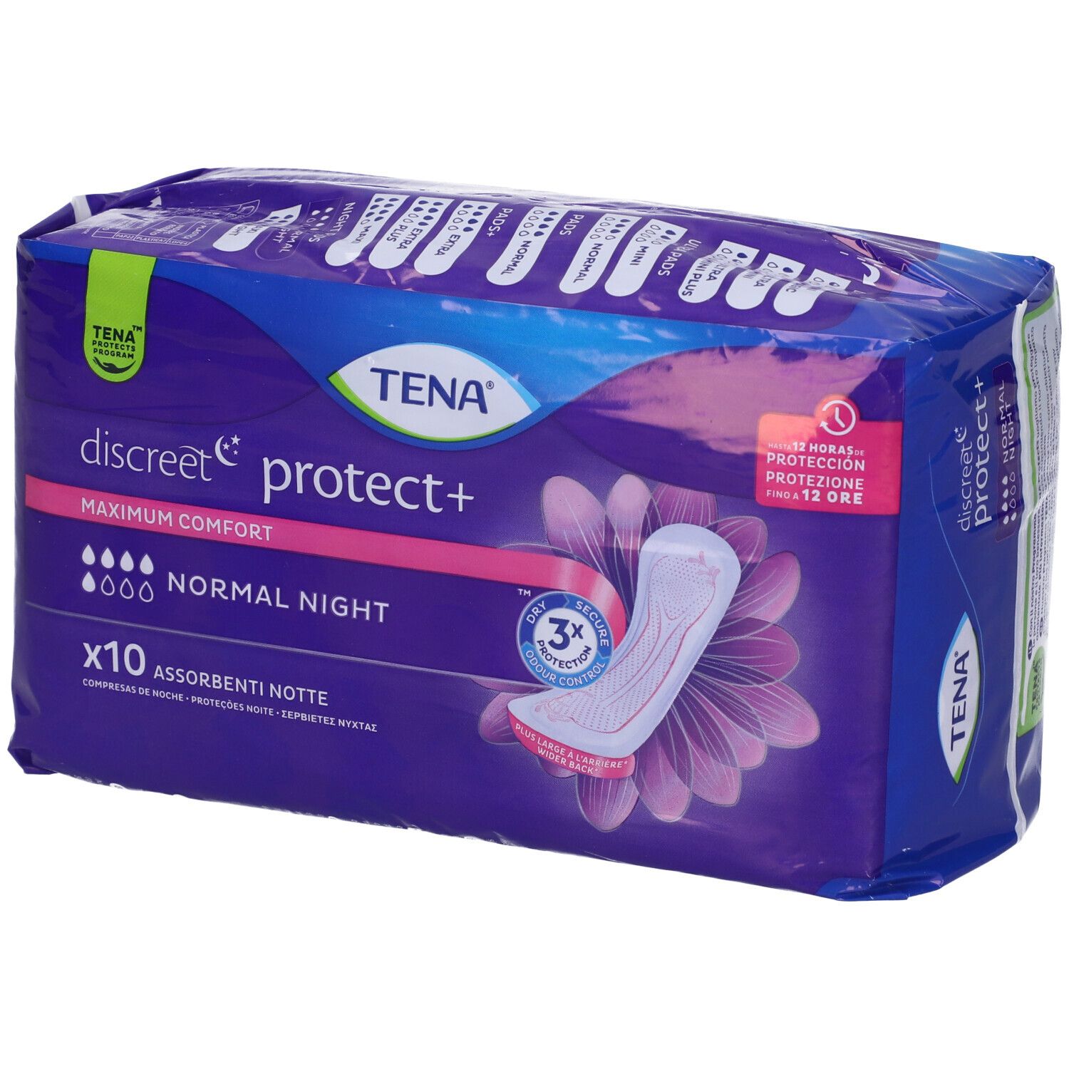 Assorbente Tena Discreet Normal Night 10 Pezzi