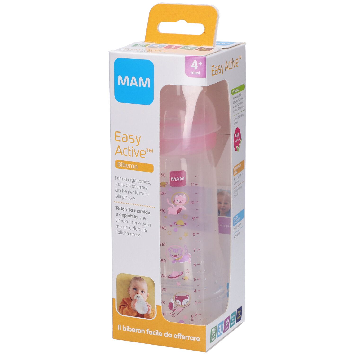 Mam Easy Active Bib 330Ml Femm