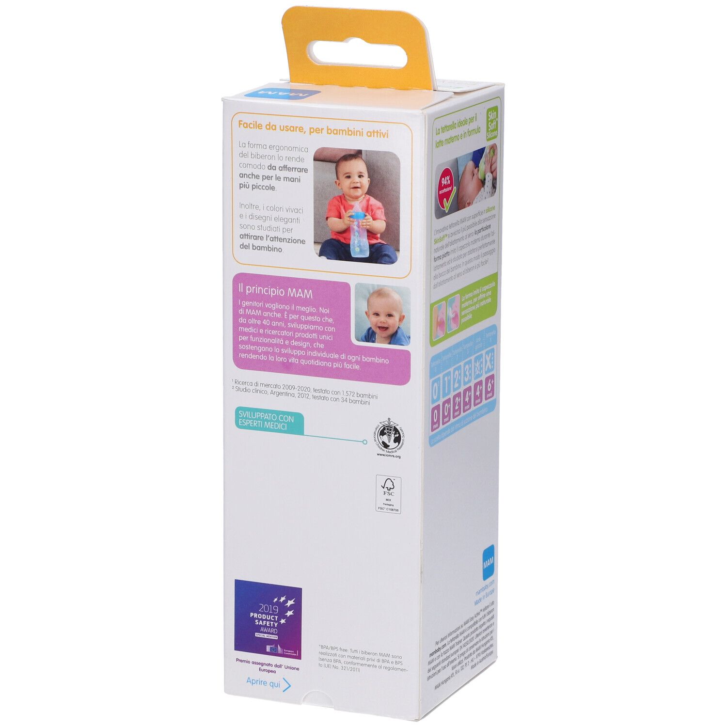 Mam Easy Active Bib 330Ml Femm