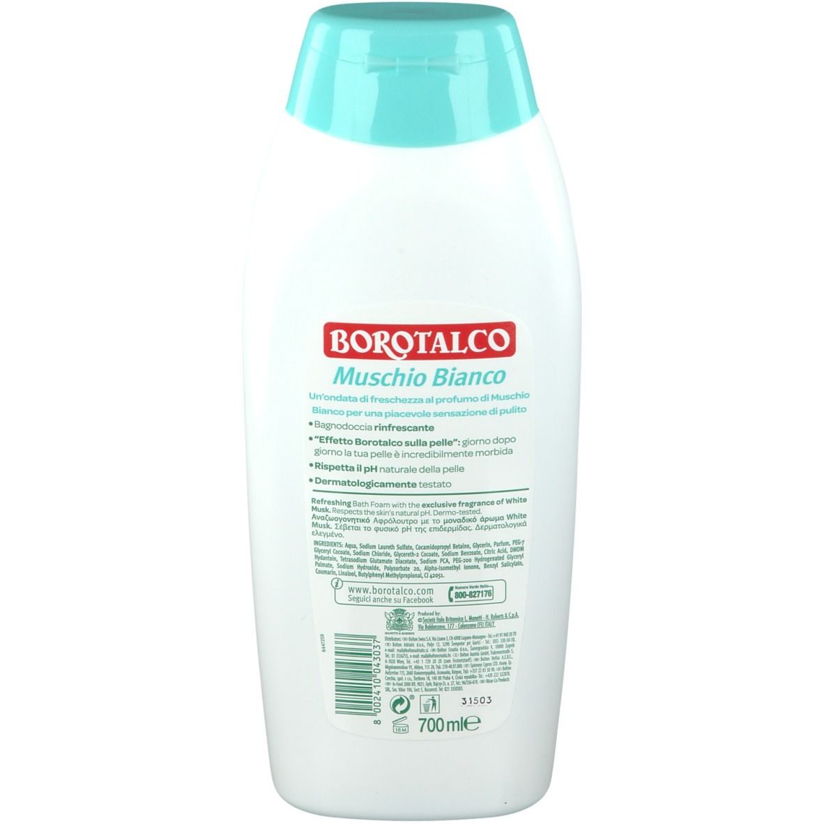 BOROTALCO Muschio Bianco Bagnodoccia