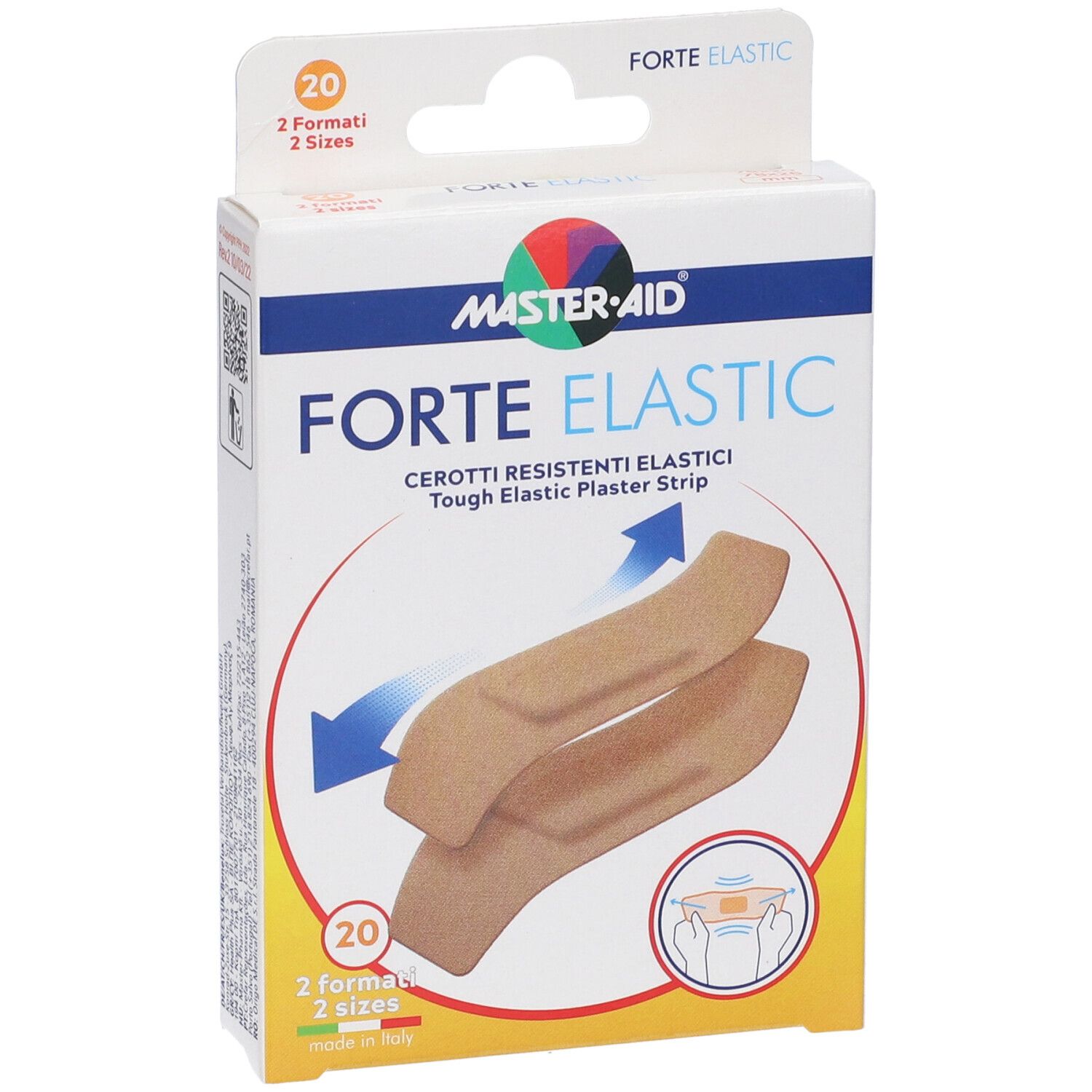 Cerotto Master-Aid Elastic 20 Pezzi 2 Formati
