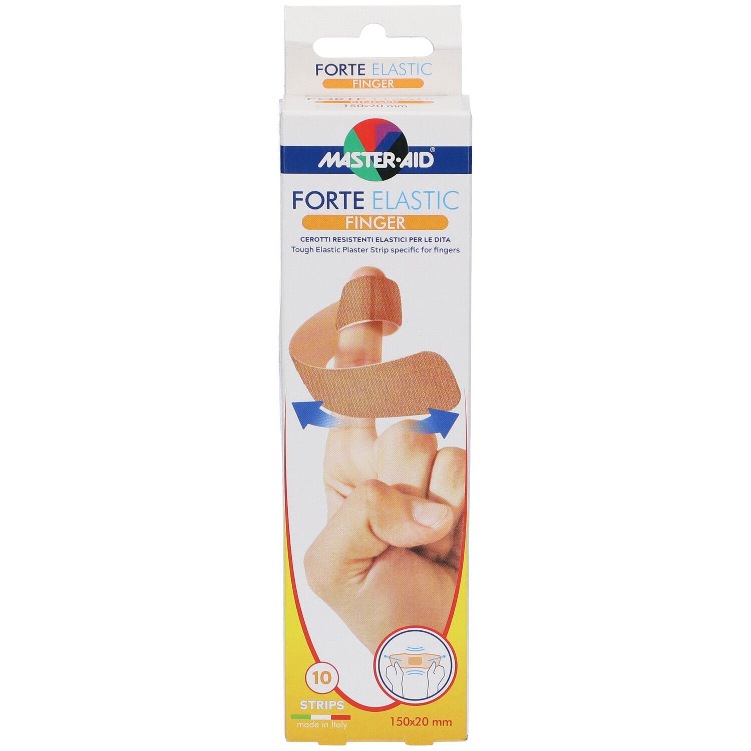 Cerotto Master-Aid Elastic Finger 10 Pezzi