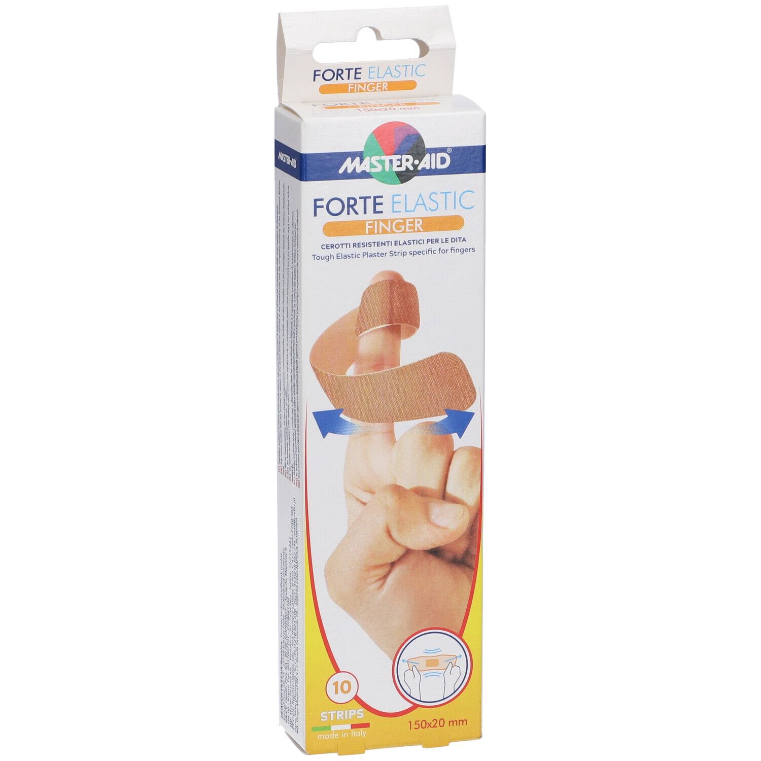 Cerotto Master-Aid Elastic Finger 10 Pezzi