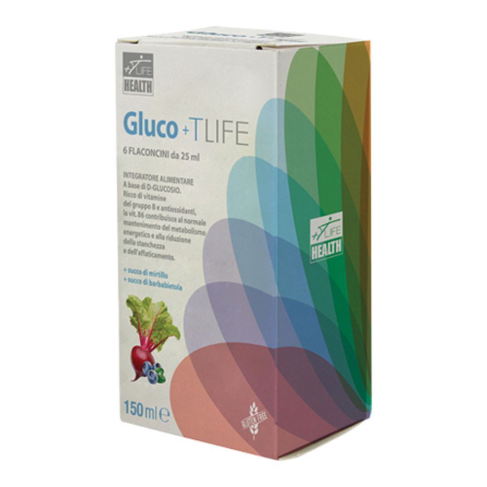 Gluco+Tlife 6 Flaconcini X 25 Ml