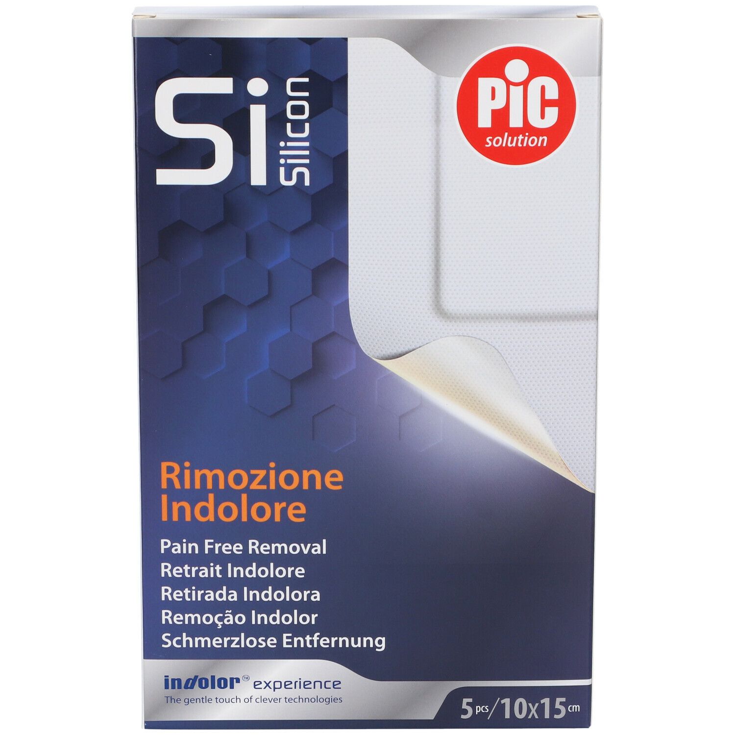 Pic Silicon Rimozione Indolore 10 x 15 cm