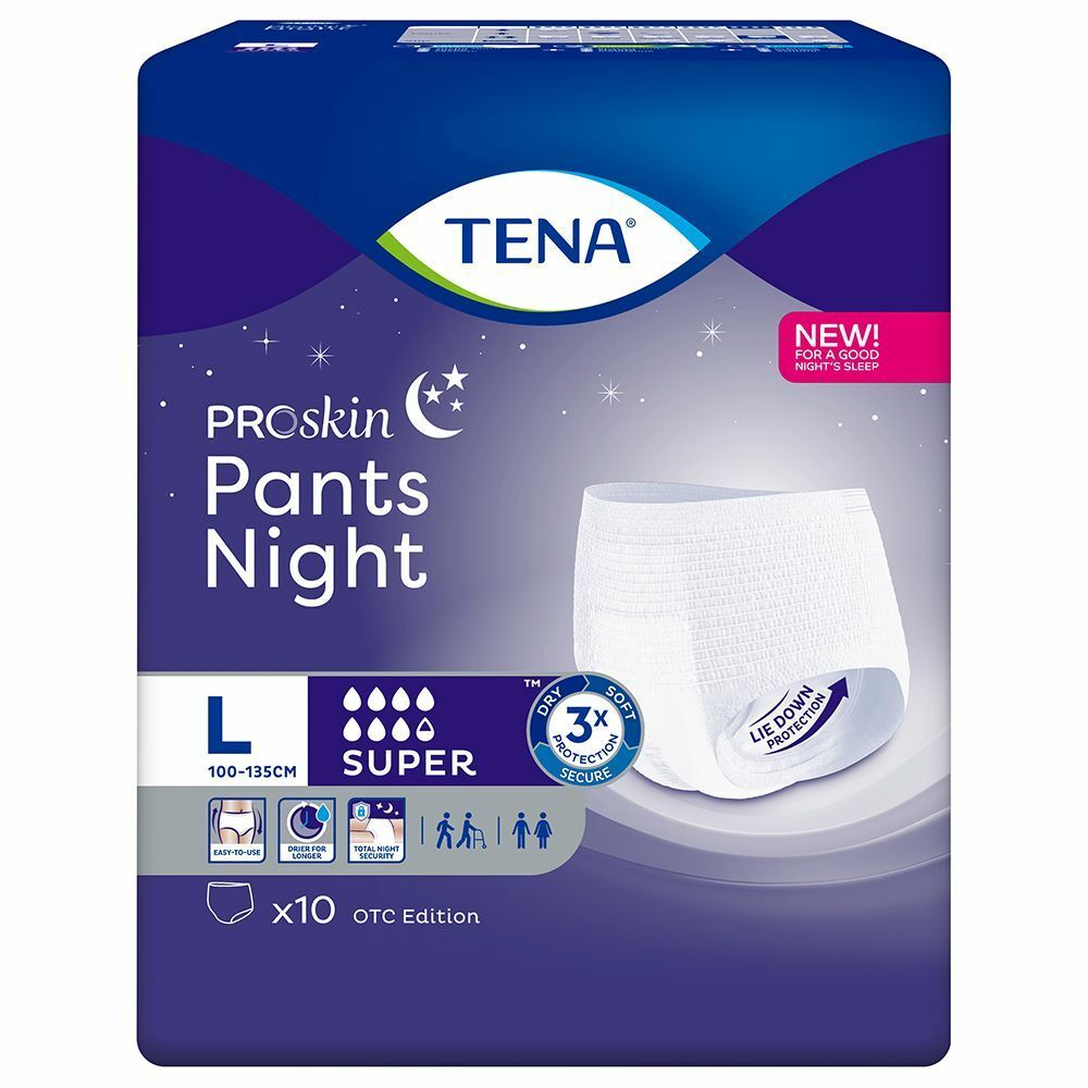Tena Pants Night Pannolone Pull Up Notte L