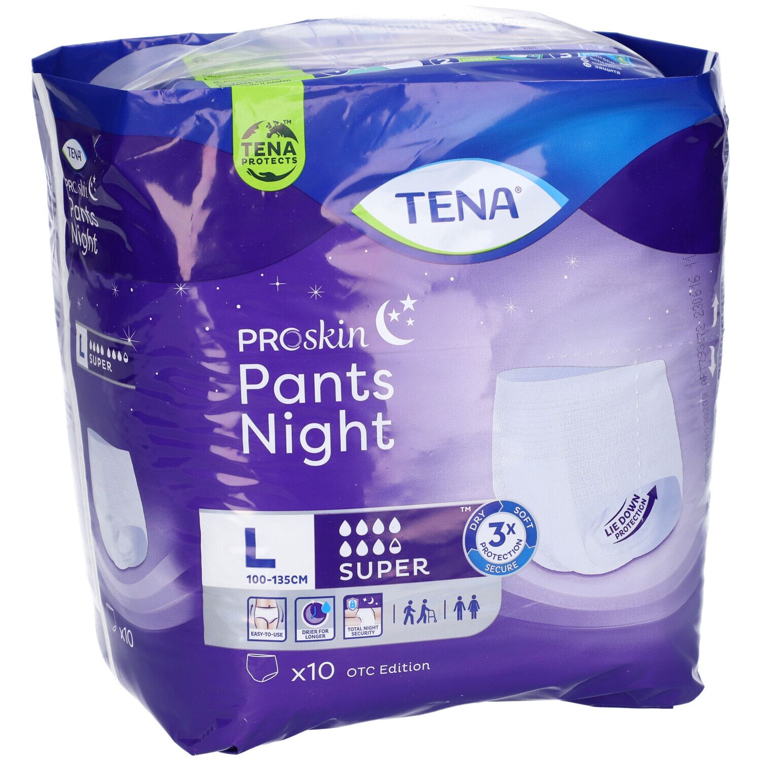 Tena Pants Night Pannolone Pull Up Notte L