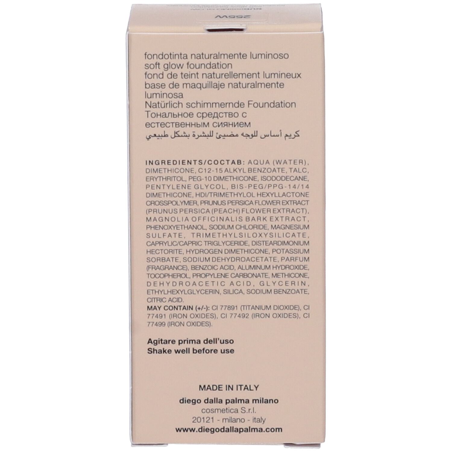 Diego dalla Palma Nudissimo Glow Fondotinta 255w Beige Tenero