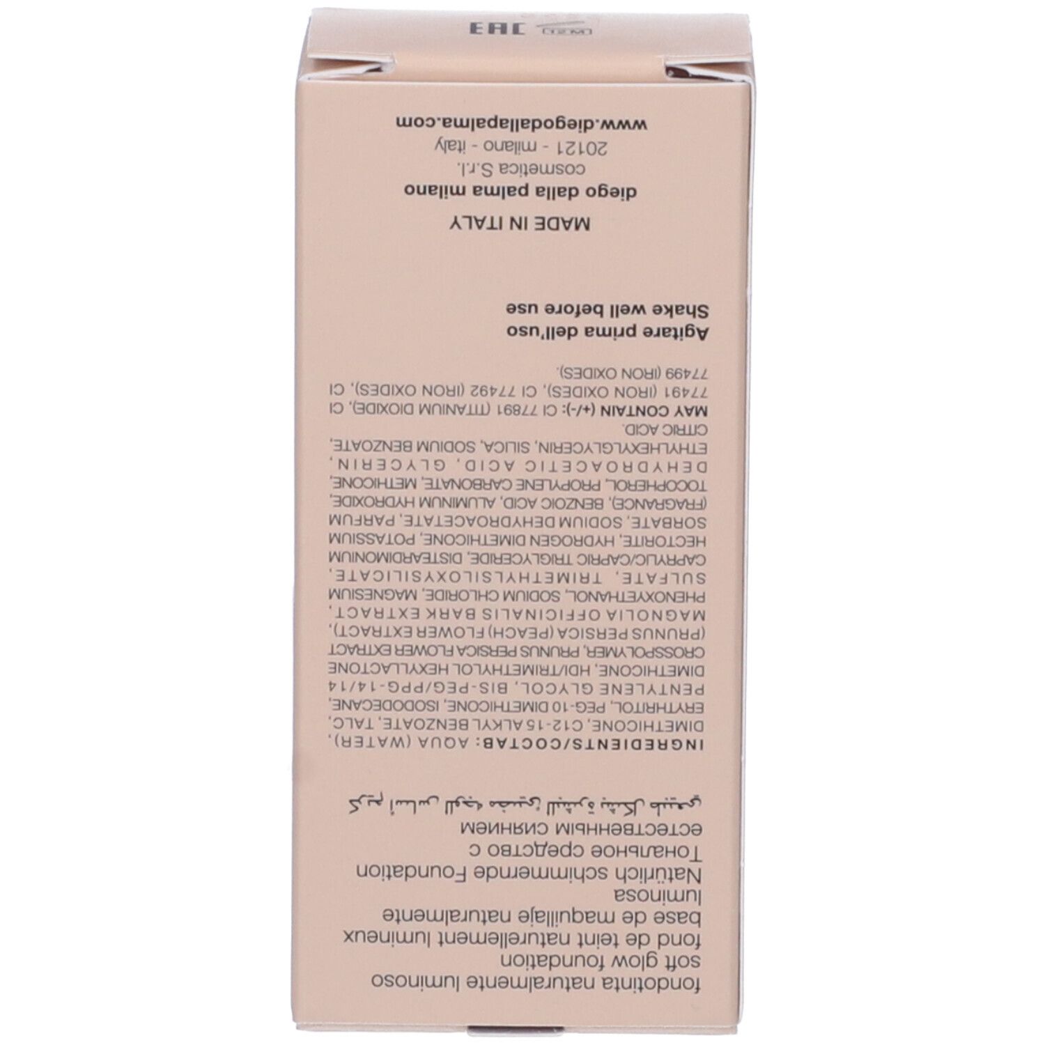 Diego dalla Palma Nudissimo Glow Fondotinta 256n Soft Naturale