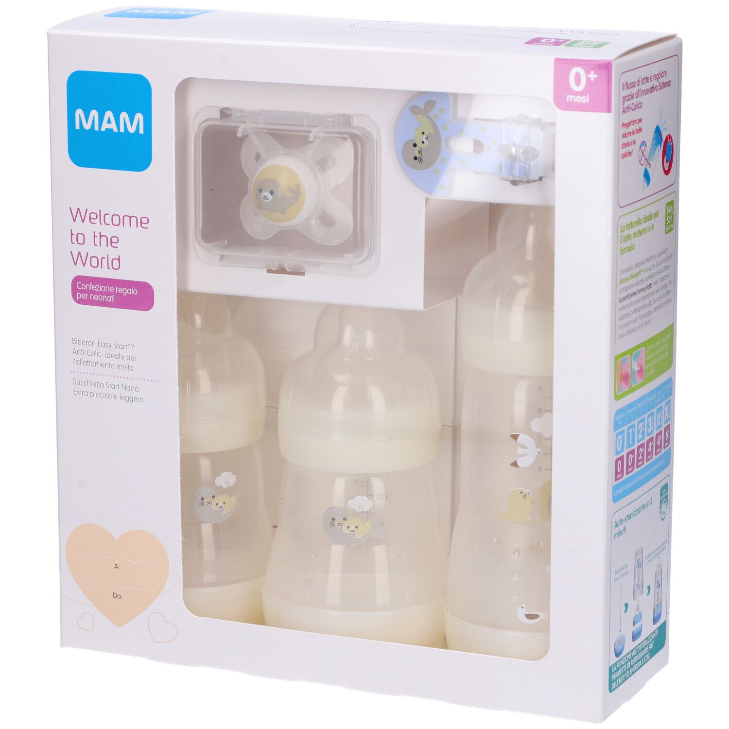 Mam Set Welcome To The World Colore Neutro