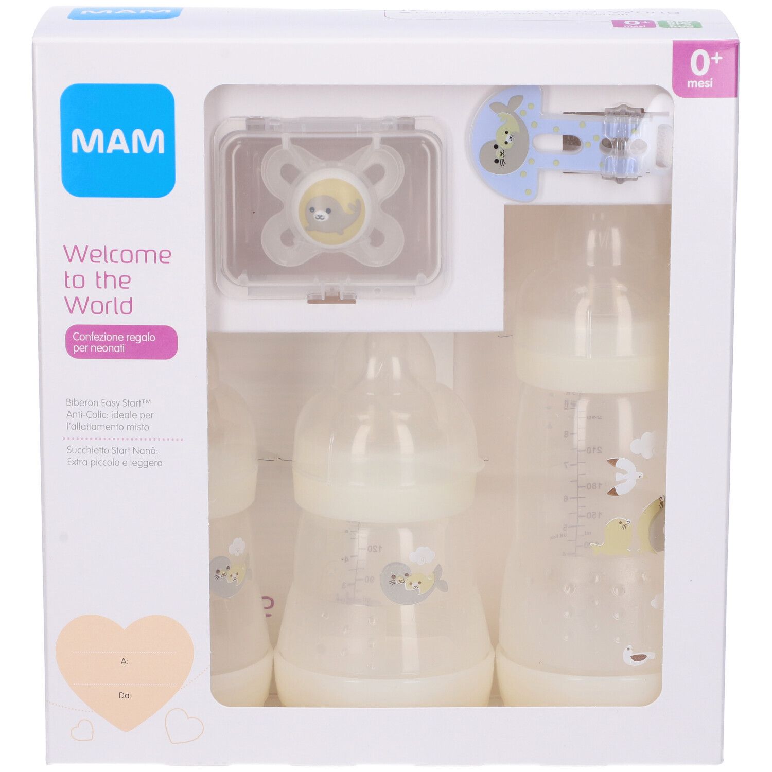 Mam Set Welcome To The World Colore Neutro