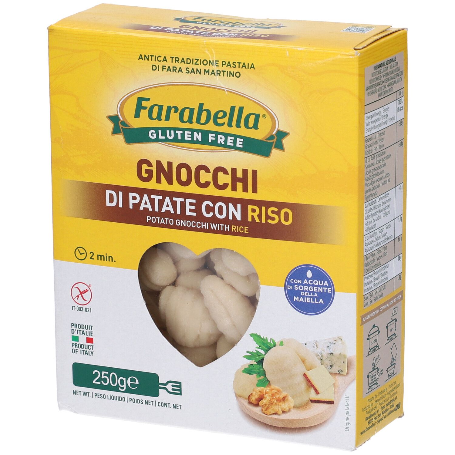 Farabella Gnocchi di Patate con Riso Senza Glutine