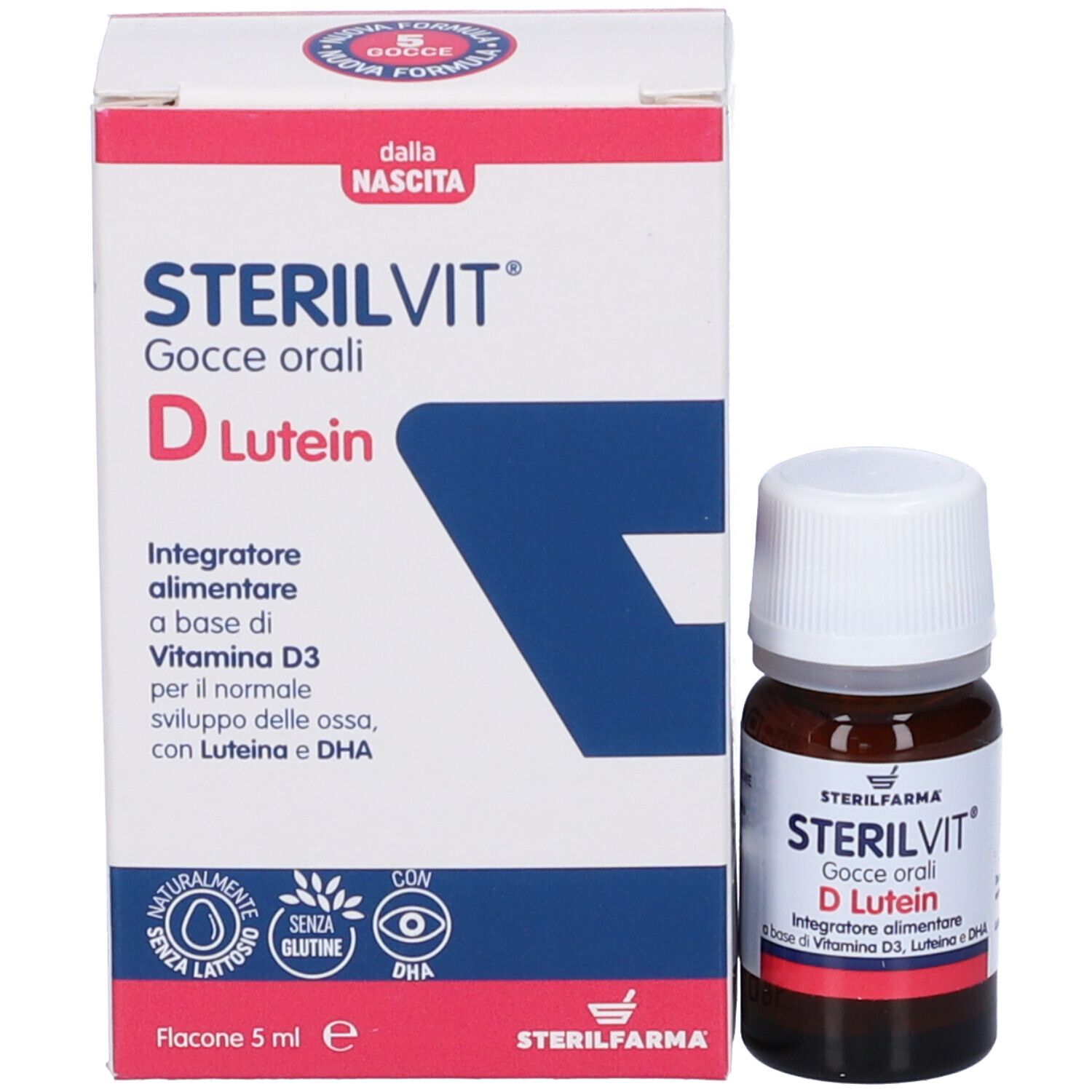 Sterilvit D Lutein Dha Gocce 5 Ml