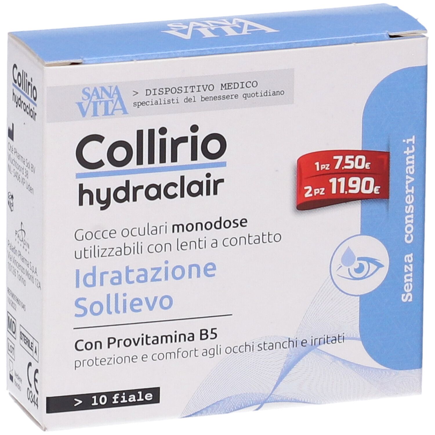 SANAVITA COLLIRIO MONODOSE 0,35 ML   - Ecommerce Farmacia