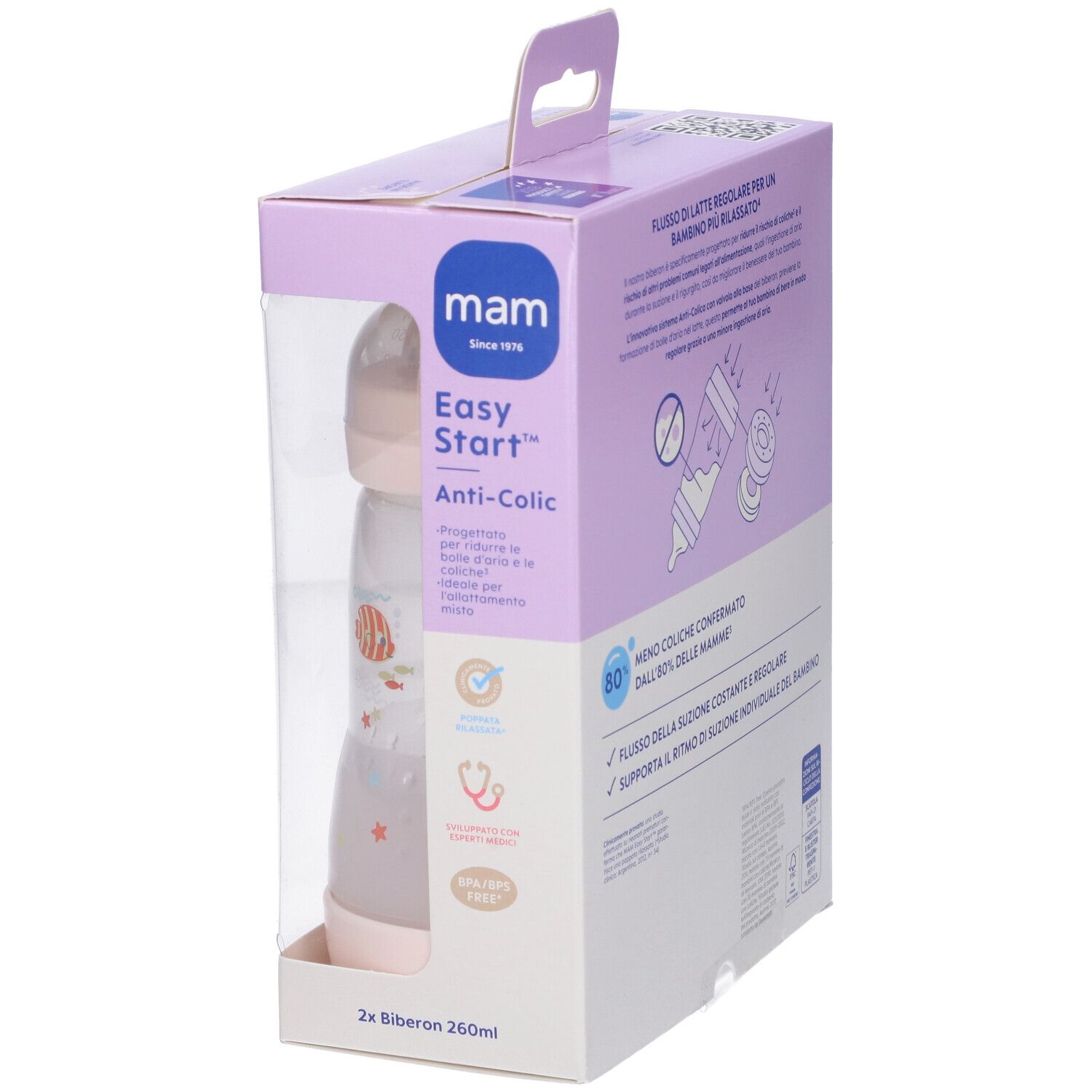 MAM Easy Start - Set Di Biberon Anti-coliche Anti-coliche, 15 Pezzi, Autosterilizzanti, Colore: Sabbia E Beige Almond