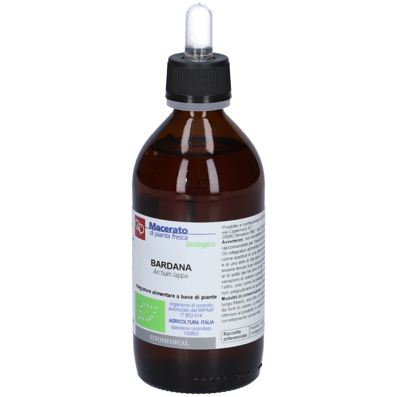 Bardana Tintura Madre 200 Ml Bio