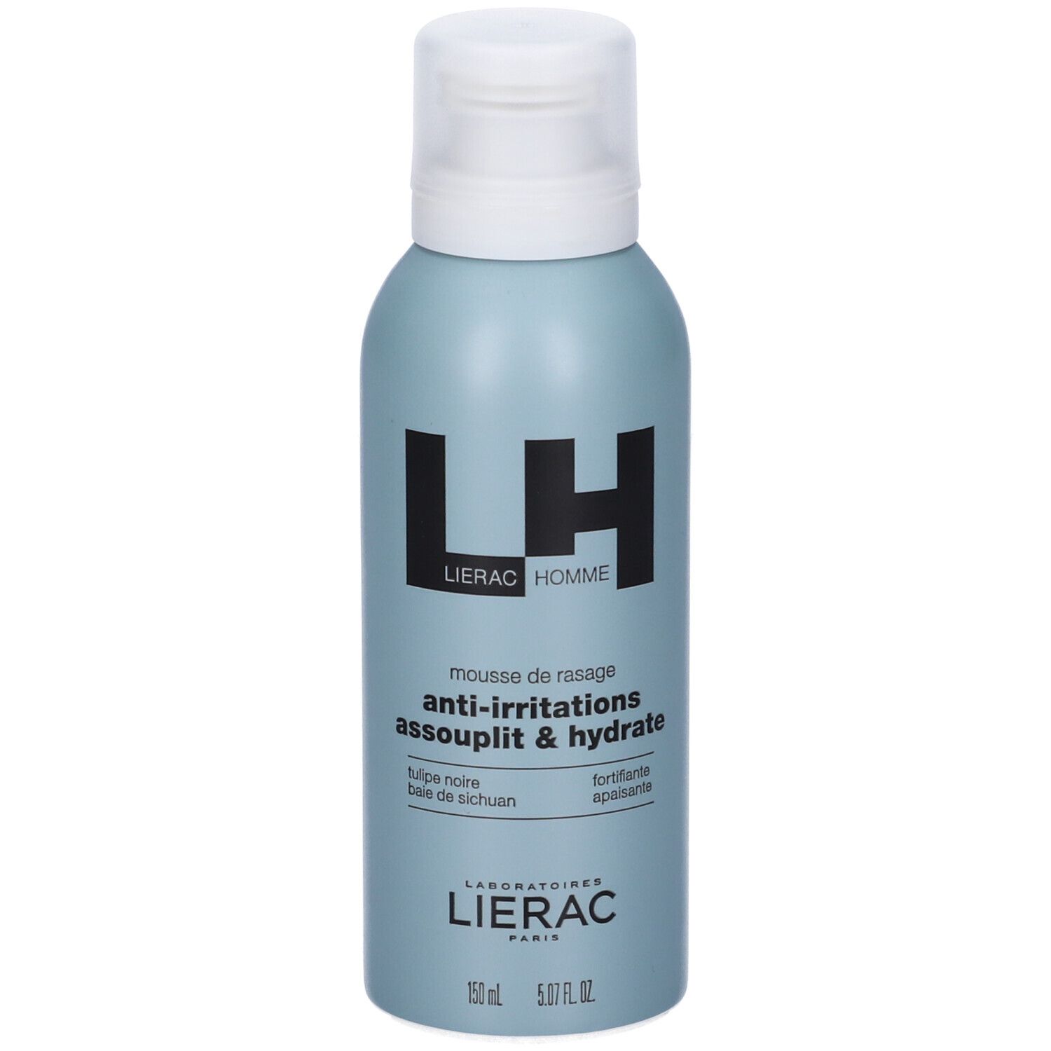LIERAC Homme Mousse Rasatura Anti-irritazione Idratante Lenitiva