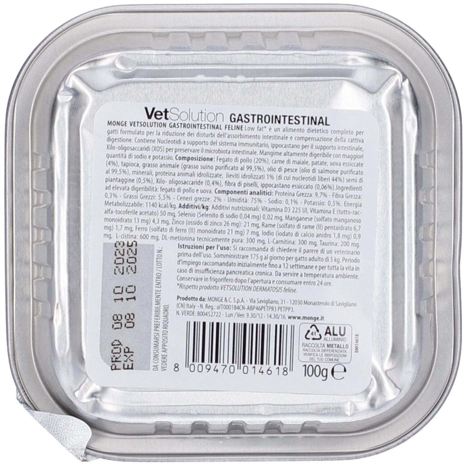 Monge VetSolution Gastrointestinal Feline