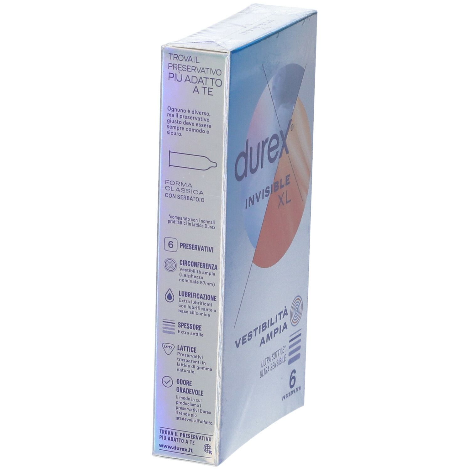 Durex® Invisible XL Extra Sottile Extra Large