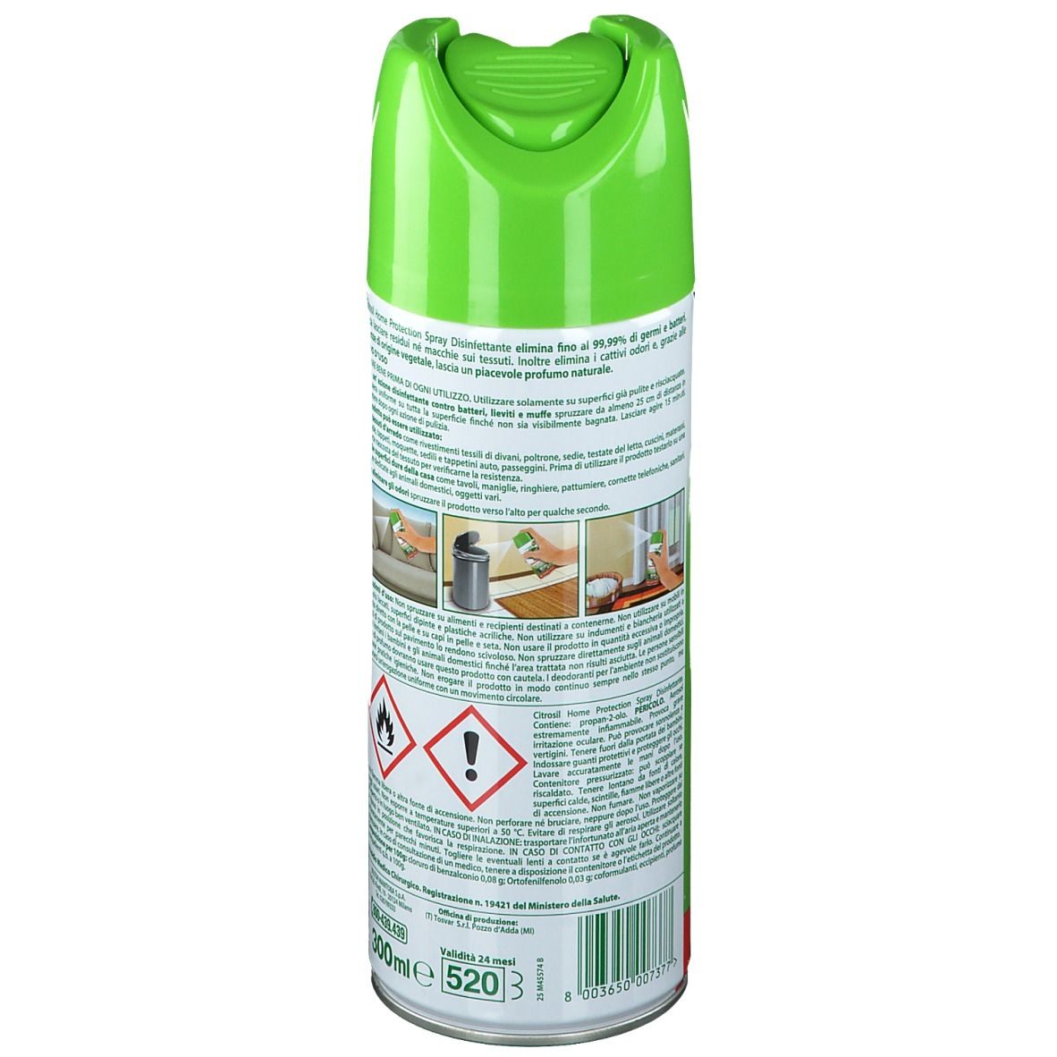 Citrosil Home Protection Spray Disinfettante con Essenze di