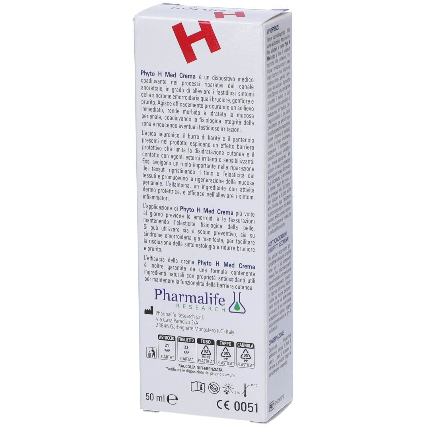 Phyto H Med Crema 50 Ml Dm