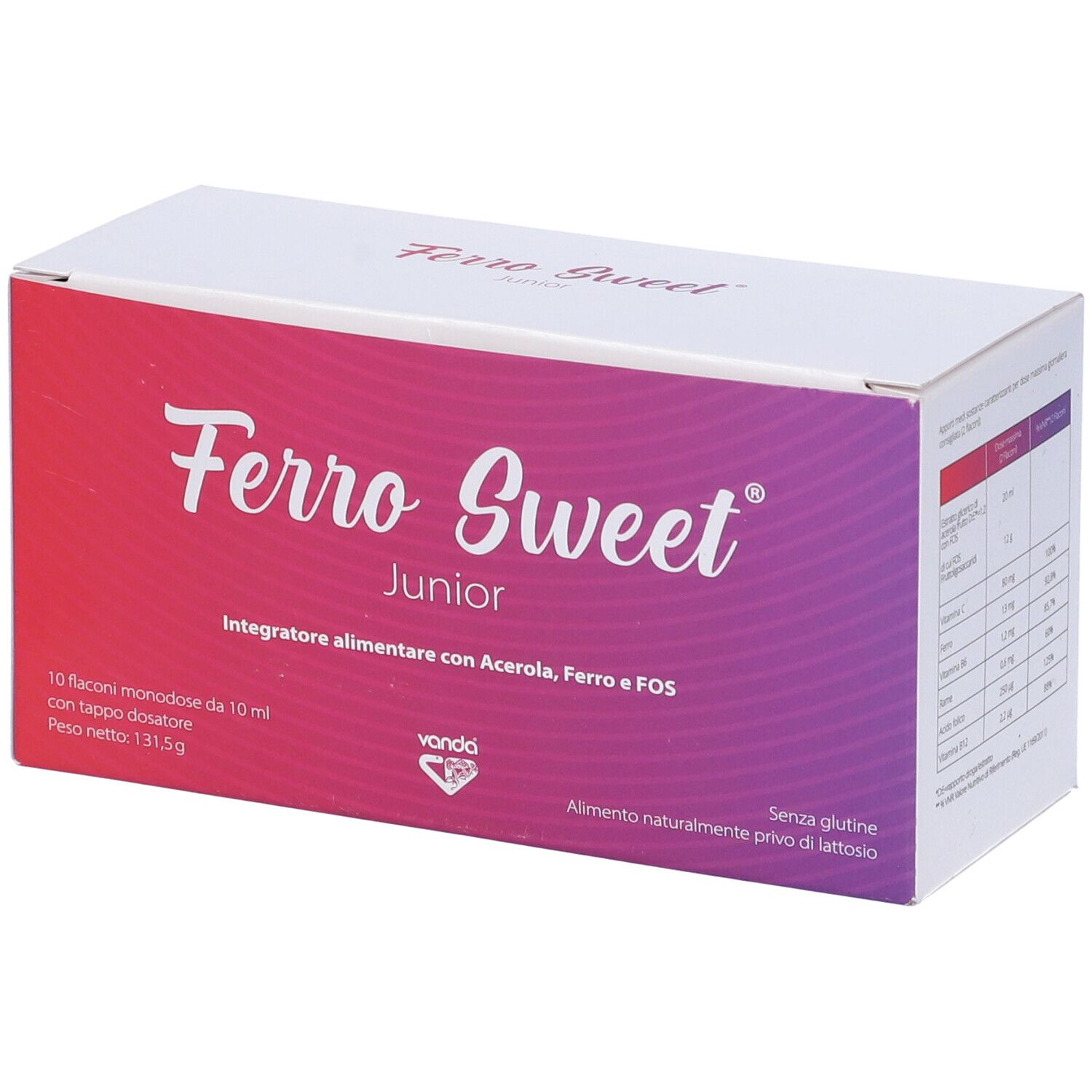 Ferro Sweet Junior 10 Flaconcini Monodose