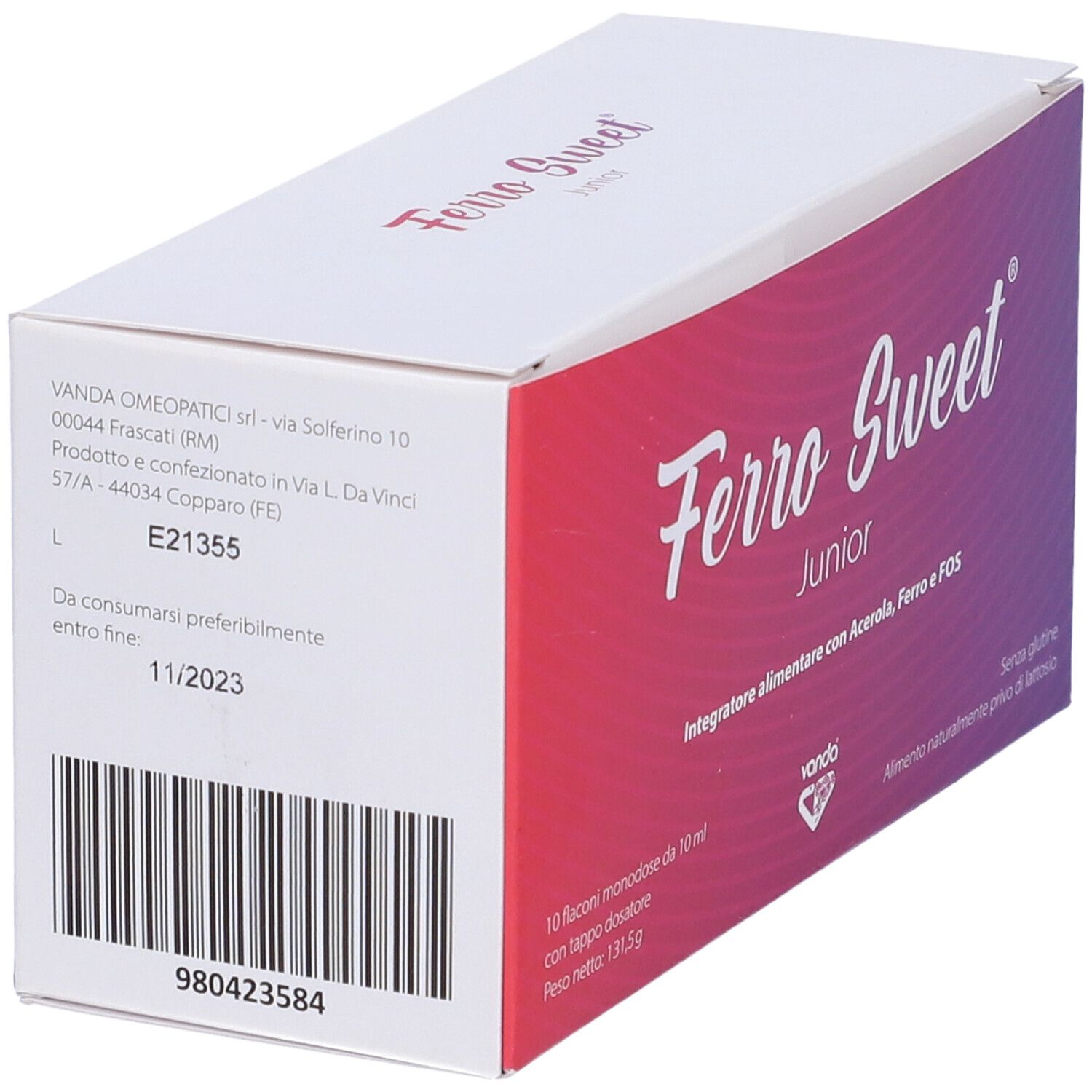 Ferro Sweet Junior 10 Flaconcini Monodose