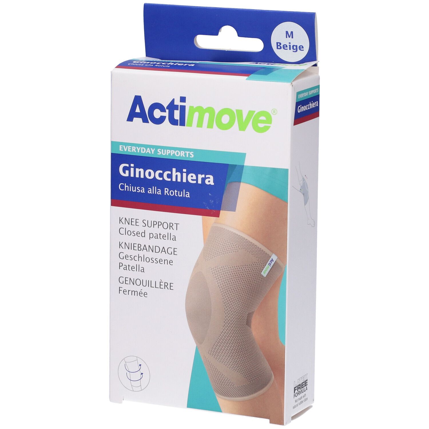 Actimove Everyday Ginocchiera Elastica Chiusa Alla Rotula M