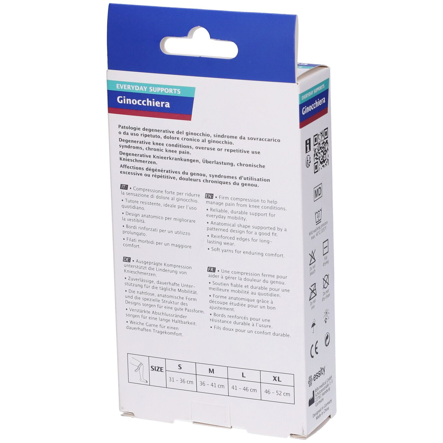 Actimove Everyday Ginocchiera Elastica Chiusa Alla Rotula M