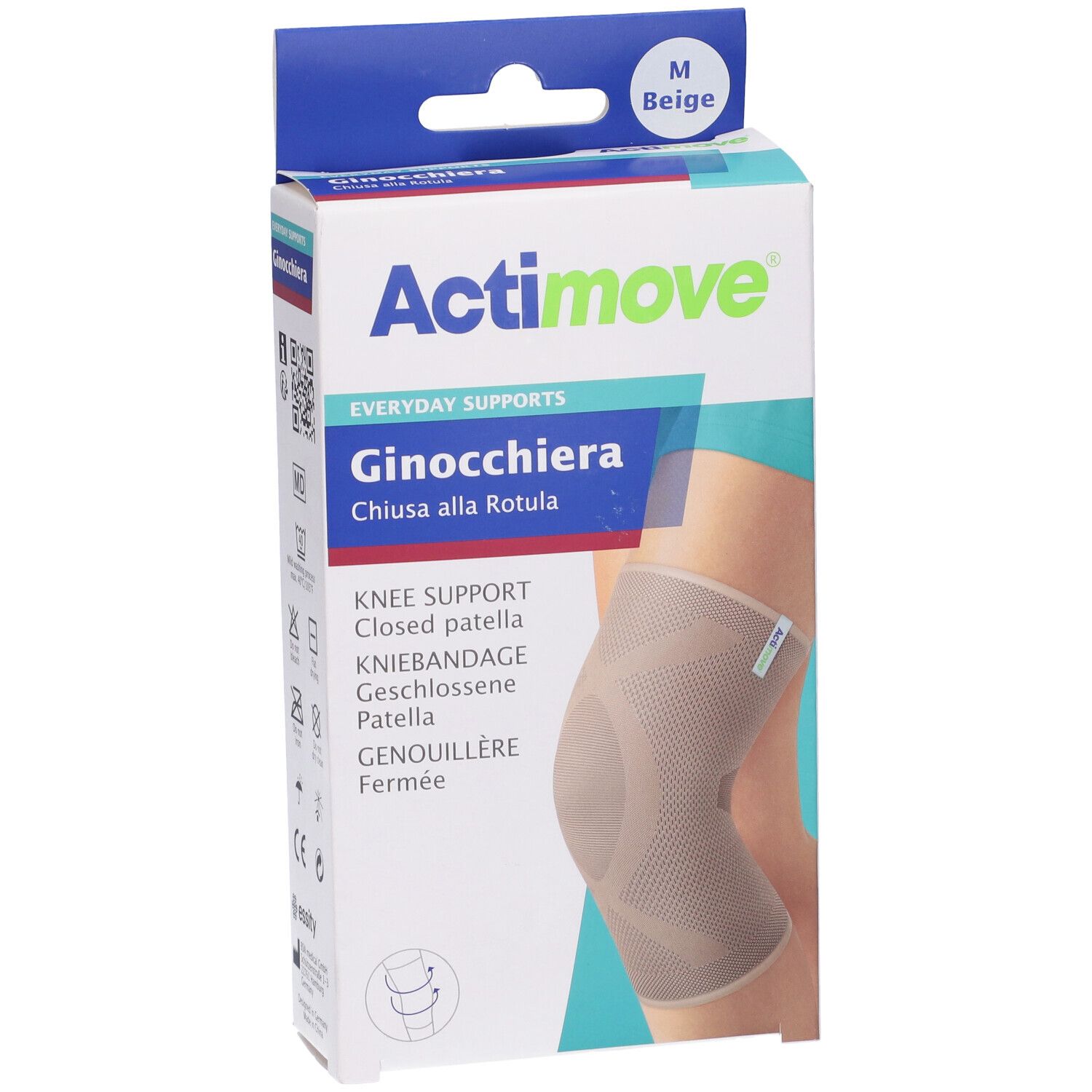 Actimove Everyday Ginocchiera Elastica Chiusa Alla Rotula M