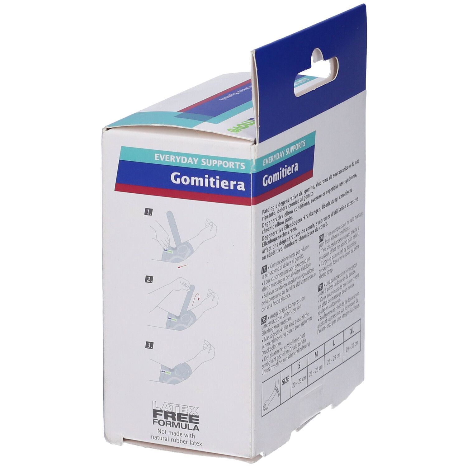 Actimove Everyday Gomitiera Elastica Con Cuscinetti Pressori E Fascia Regolabile S