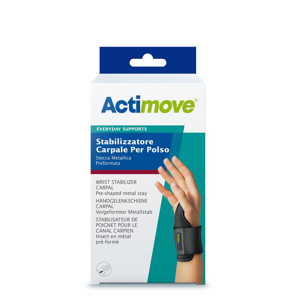 Actimove Everyday Stabilizzatore Carpale Per Polso Con Stecca Metallica Universale