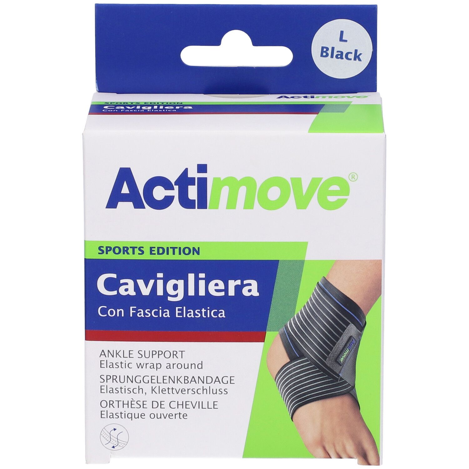 Actimove Sport Cavigliera Elastica Taglia L