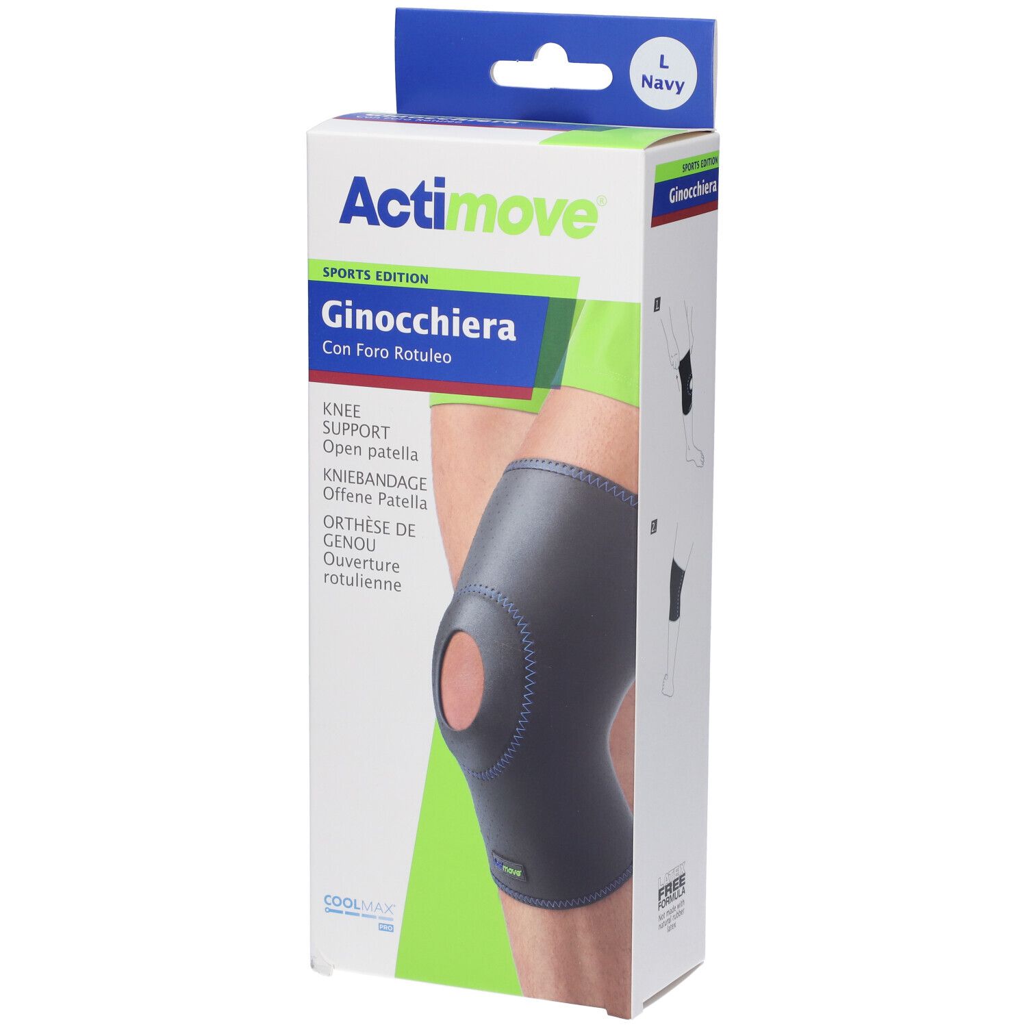 Actimove Sports Edition Ginocchiera Con Foro Rotuleo L