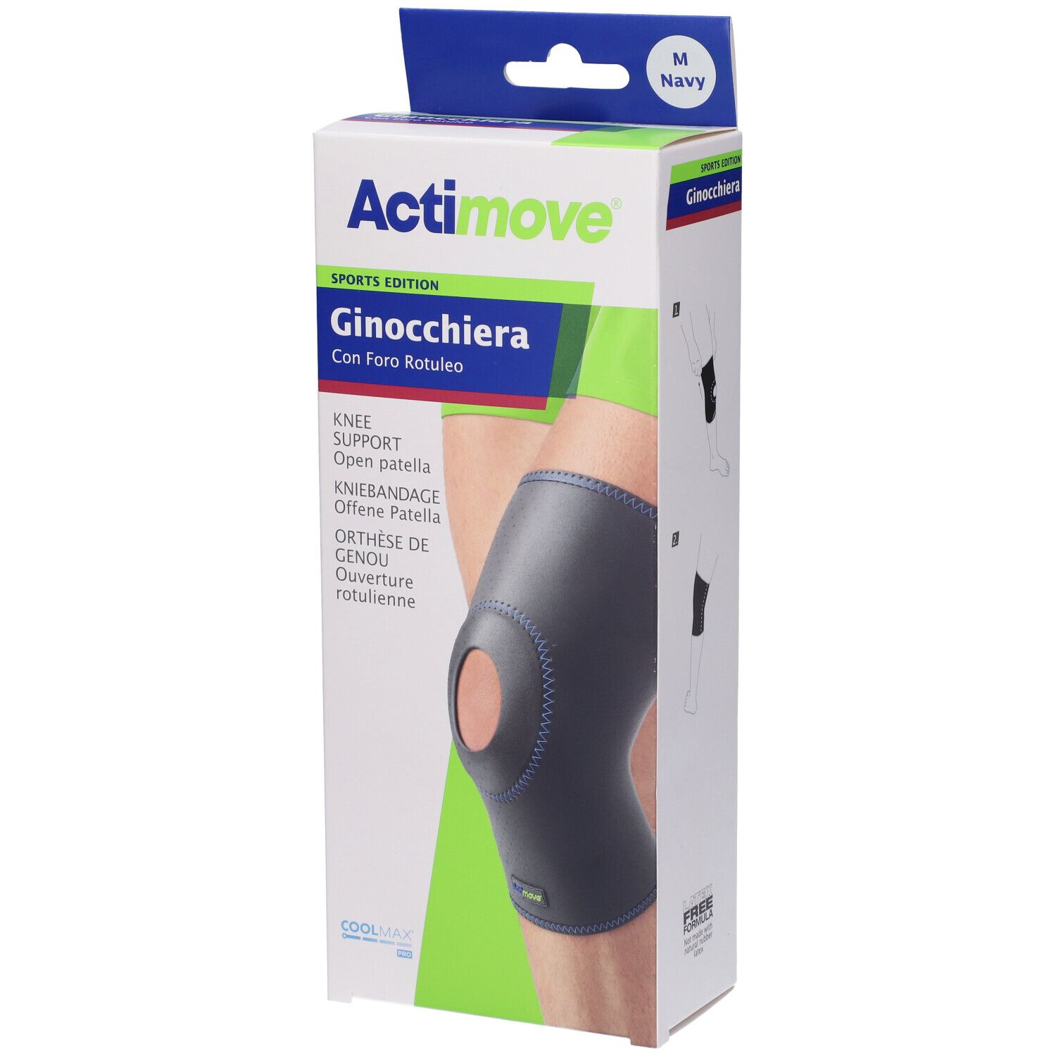 Actimove Sports Edition Ginocchiera Con Foro Rotuleo M
