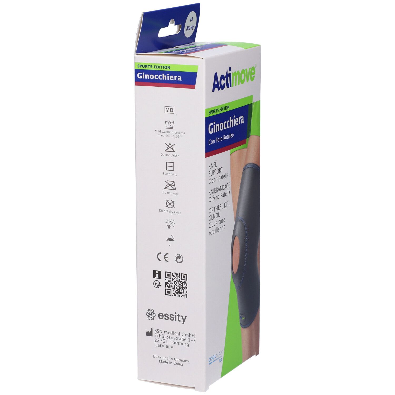Actimove Sports Edition Ginocchiera Con Foro Rotuleo M