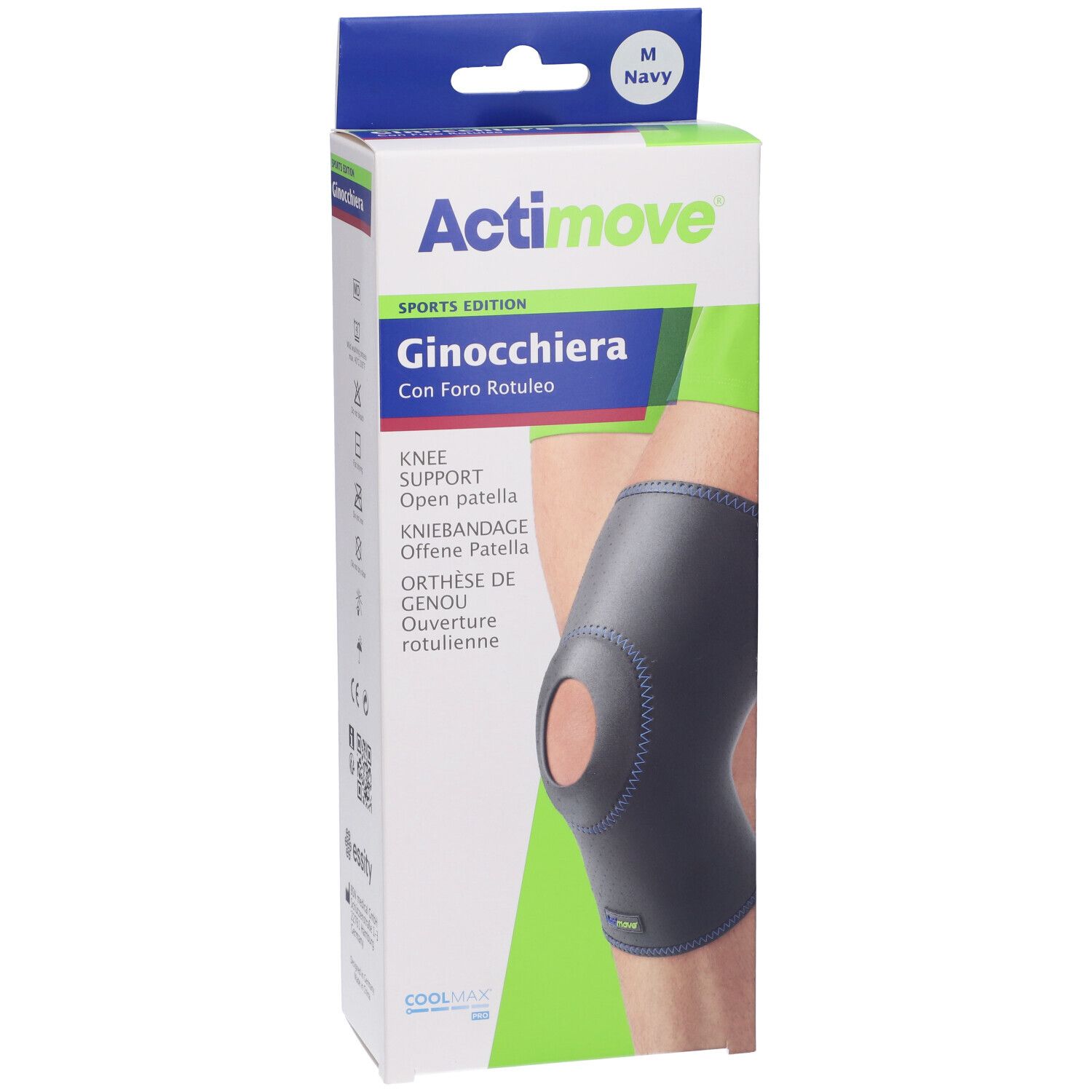 Actimove Sports Edition Ginocchiera Con Foro Rotuleo M