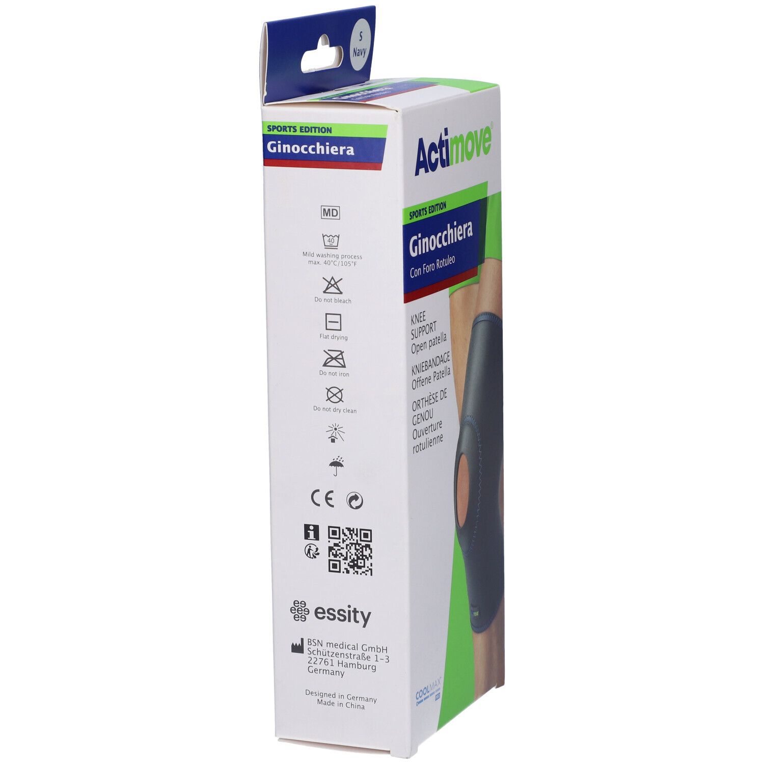 Actimove Sports Edition Ginocchiera Con Foro Rotuleo S