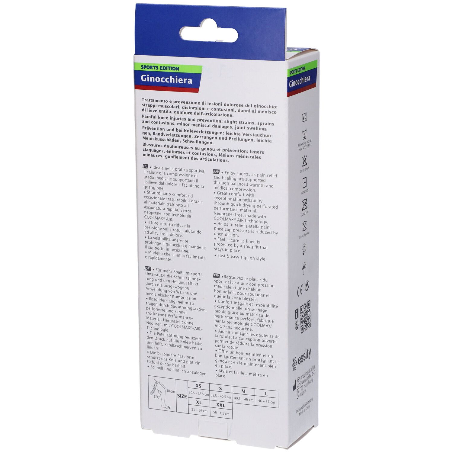 Actimove Sports Edition Ginocchiera Con Foro Rotuleo S