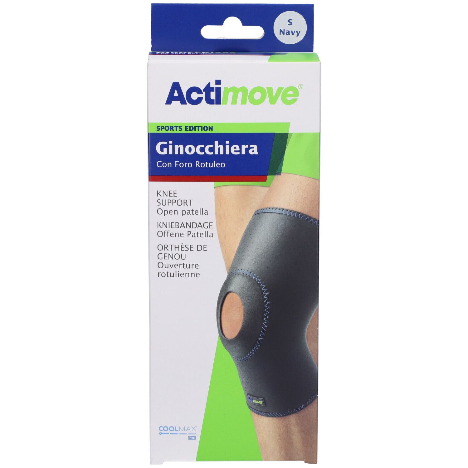 Actimove Sports Edition Ginocchiera Con Foro Rotuleo S