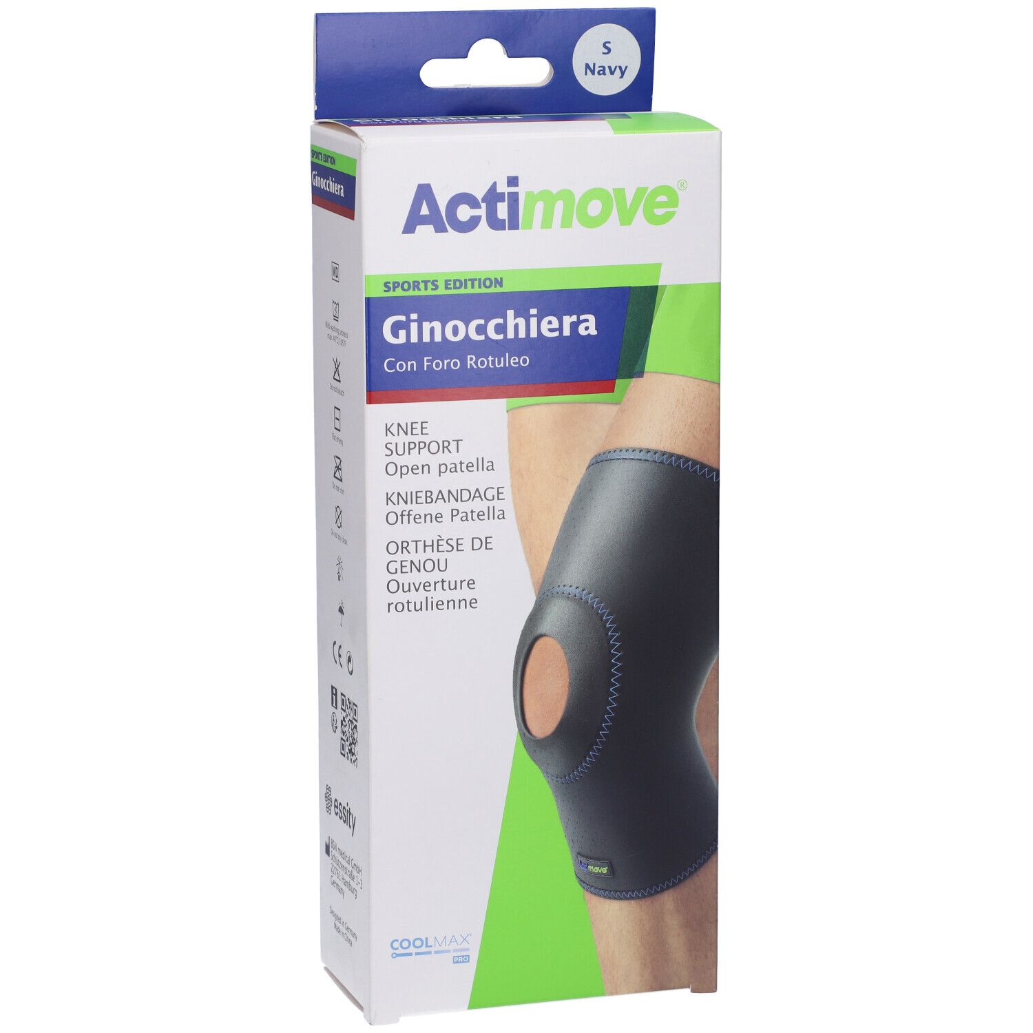 Actimove Sports Edition Ginocchiera Con Foro Rotuleo S