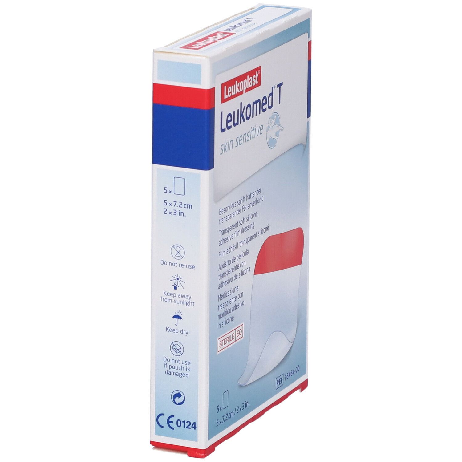 Leukomed T Skin Sensitive Medicazione 5x7,2Cm