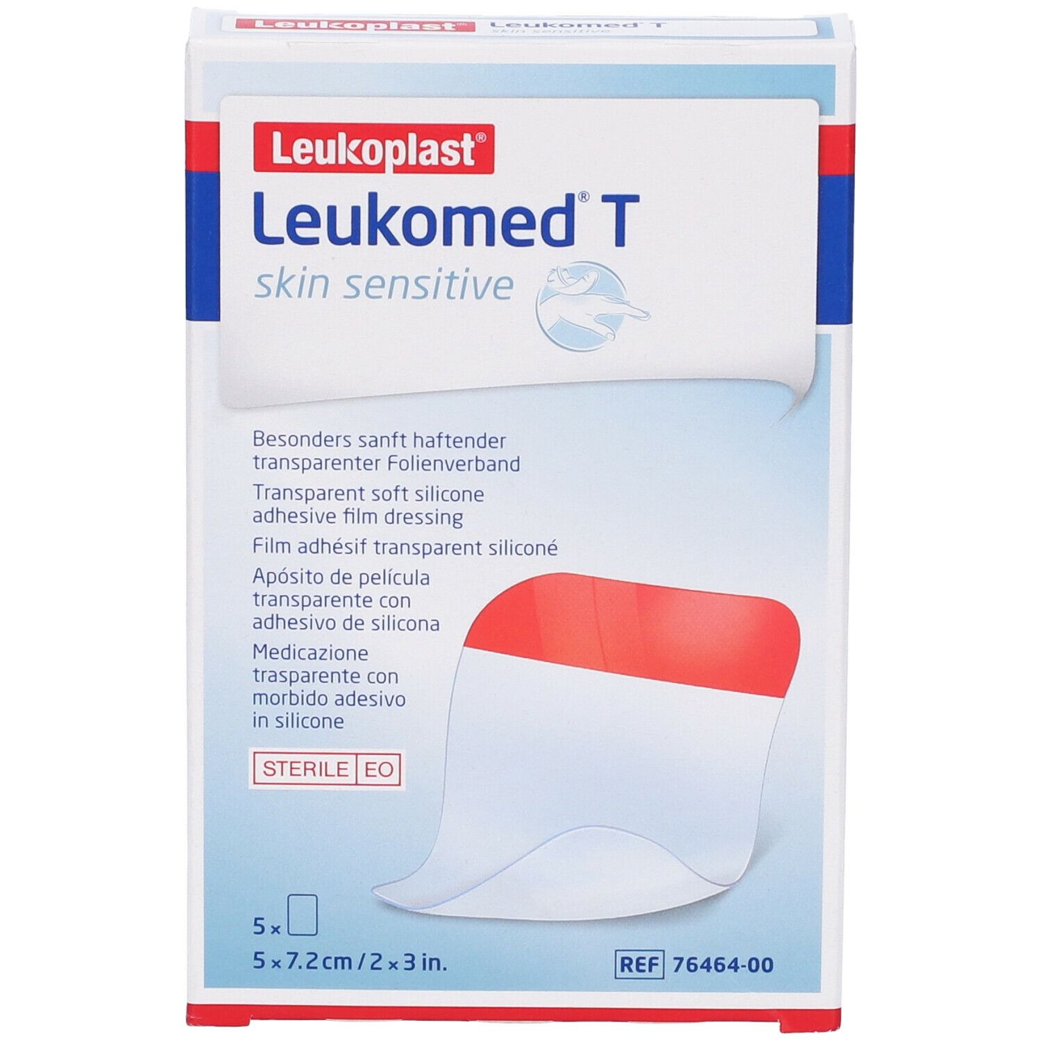 Leukomed T Skin Sensitive Medicazione 5x7,2Cm