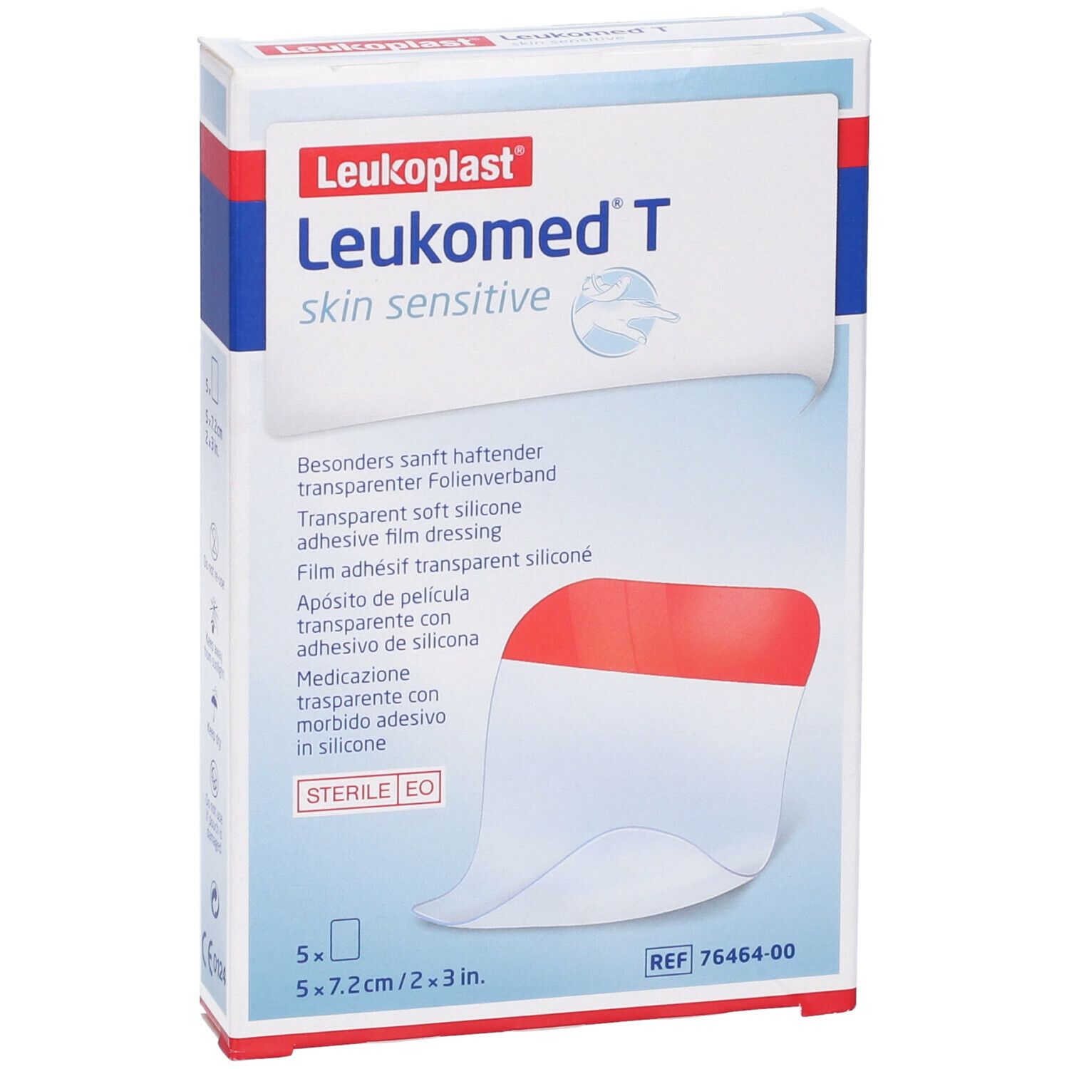Leukomed T Skin Sensitive Medicazione 5x7,2Cm