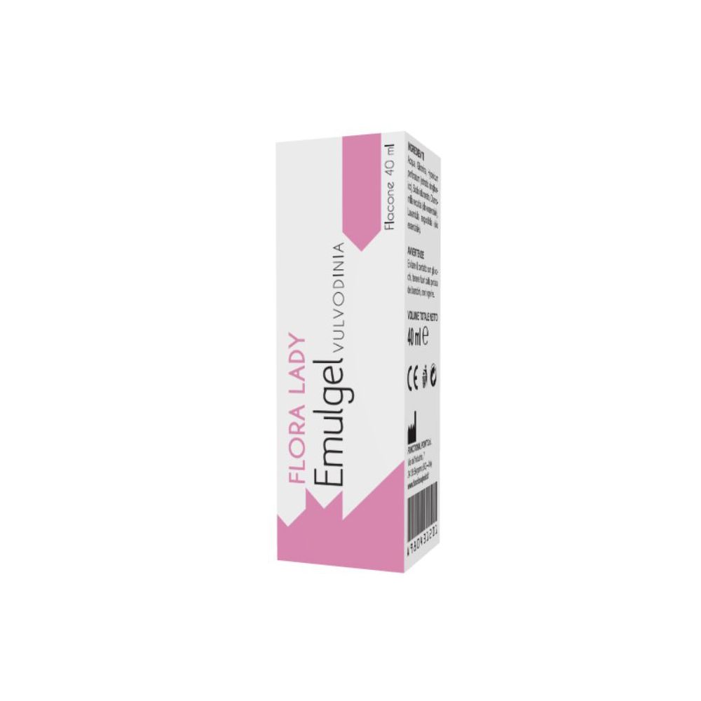 Flora Lady Emulgel Vulvodinia Gel Vaginale 40 Ml + 5 Cannule Monouso