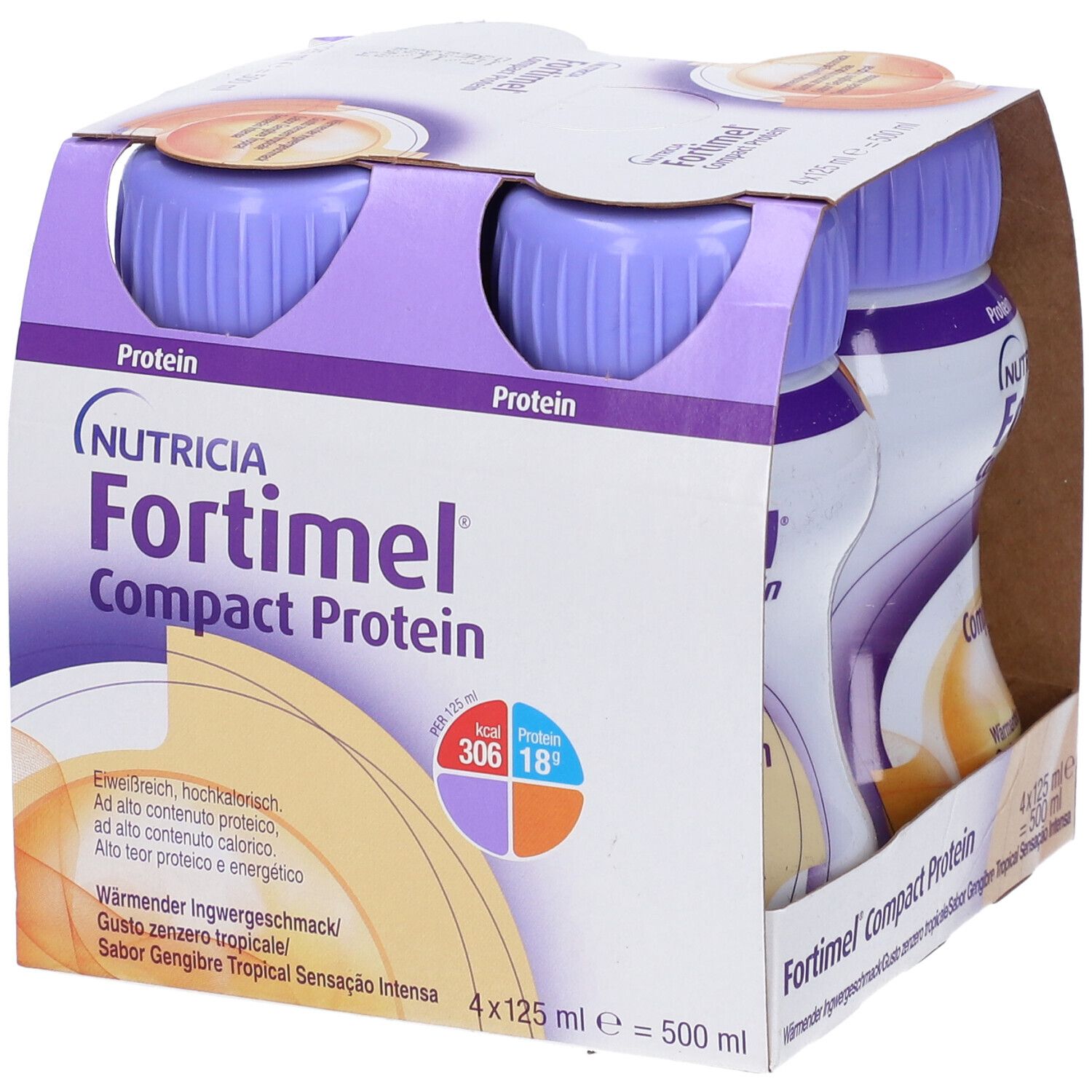 Fortimel Compact Protein Hot Tropical Zenzero