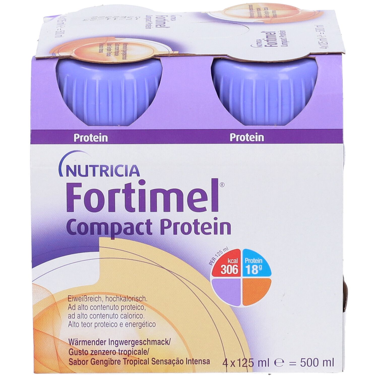 Fortimel Compact Protein Hot Tropical Zenzero