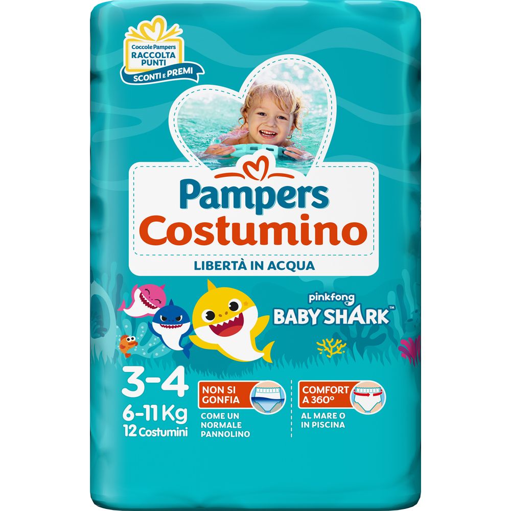 Pampers Costumino Pannolino Misura 3-4 / 6-11Kg
