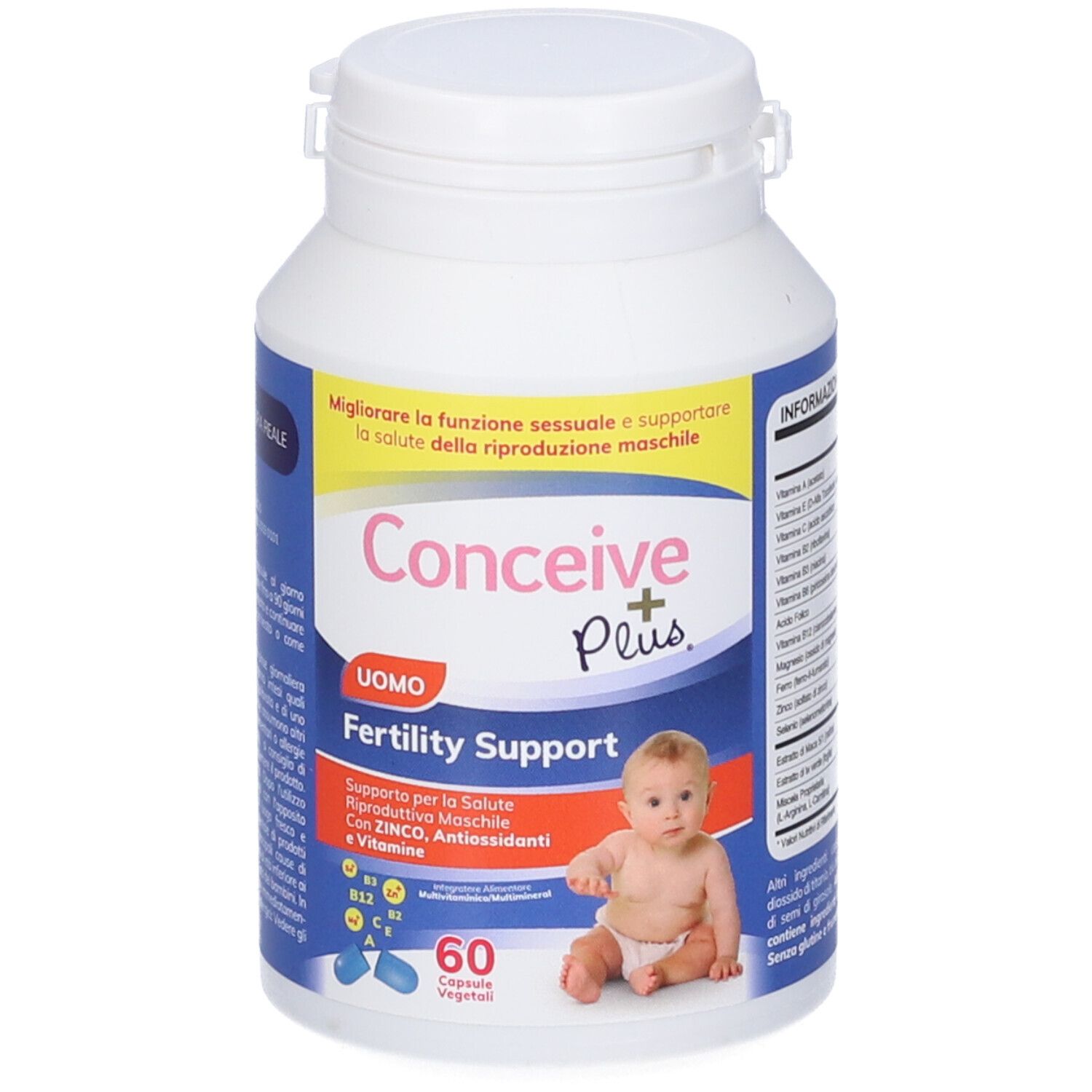 Conceive Plus Fertility Support Uomo Capsule Vegetali